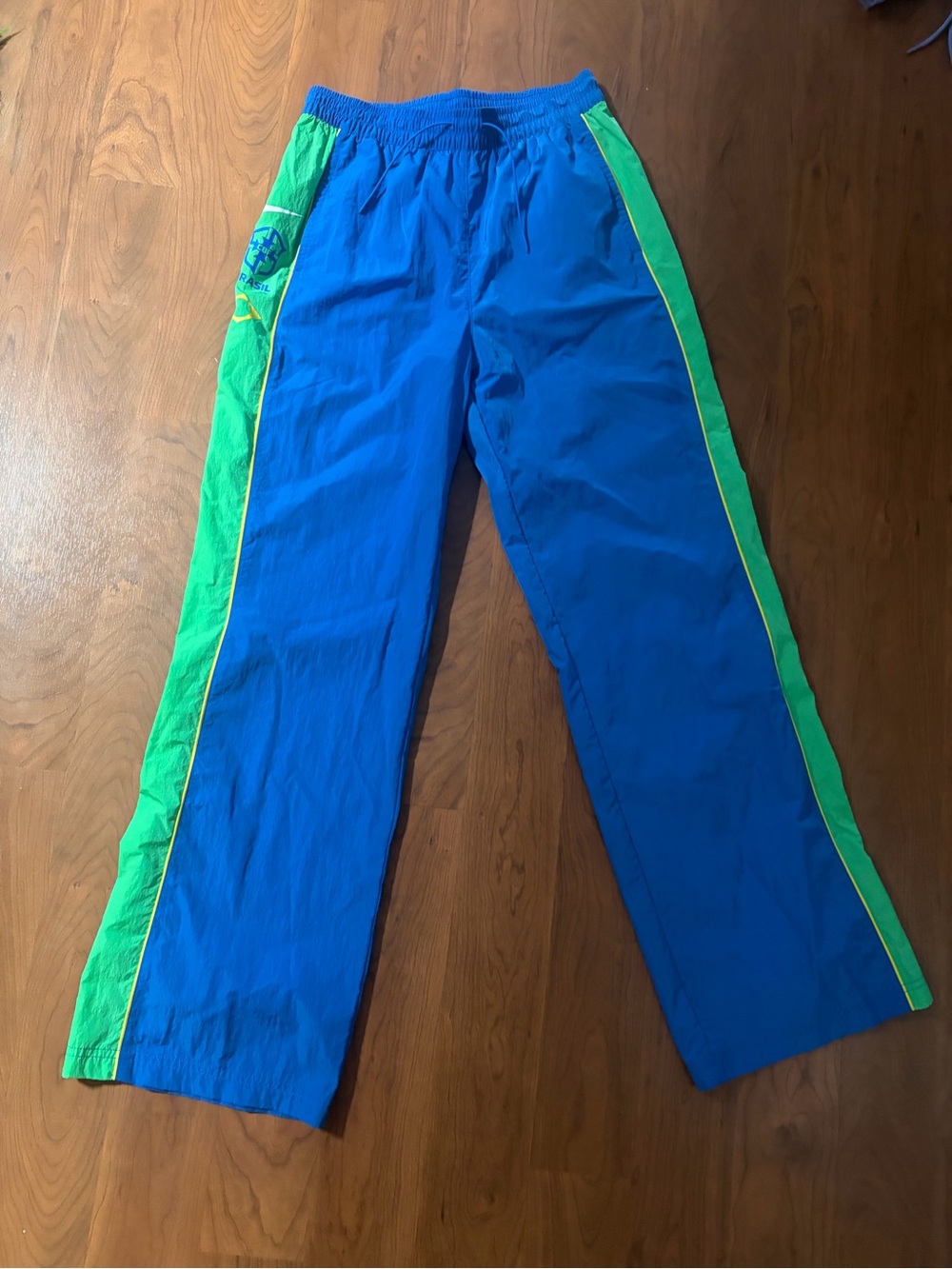 Nike Blue and Green Track Pants